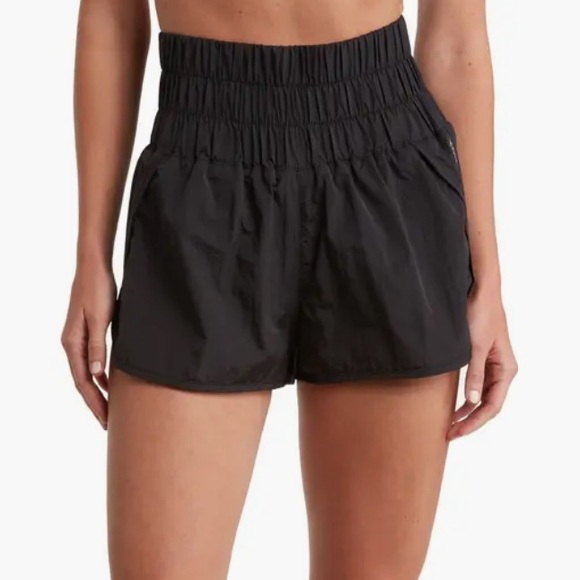 FP Movement by Free People Pants - Free People Movement Way Home Black High Waisted Black Short Women's Size S